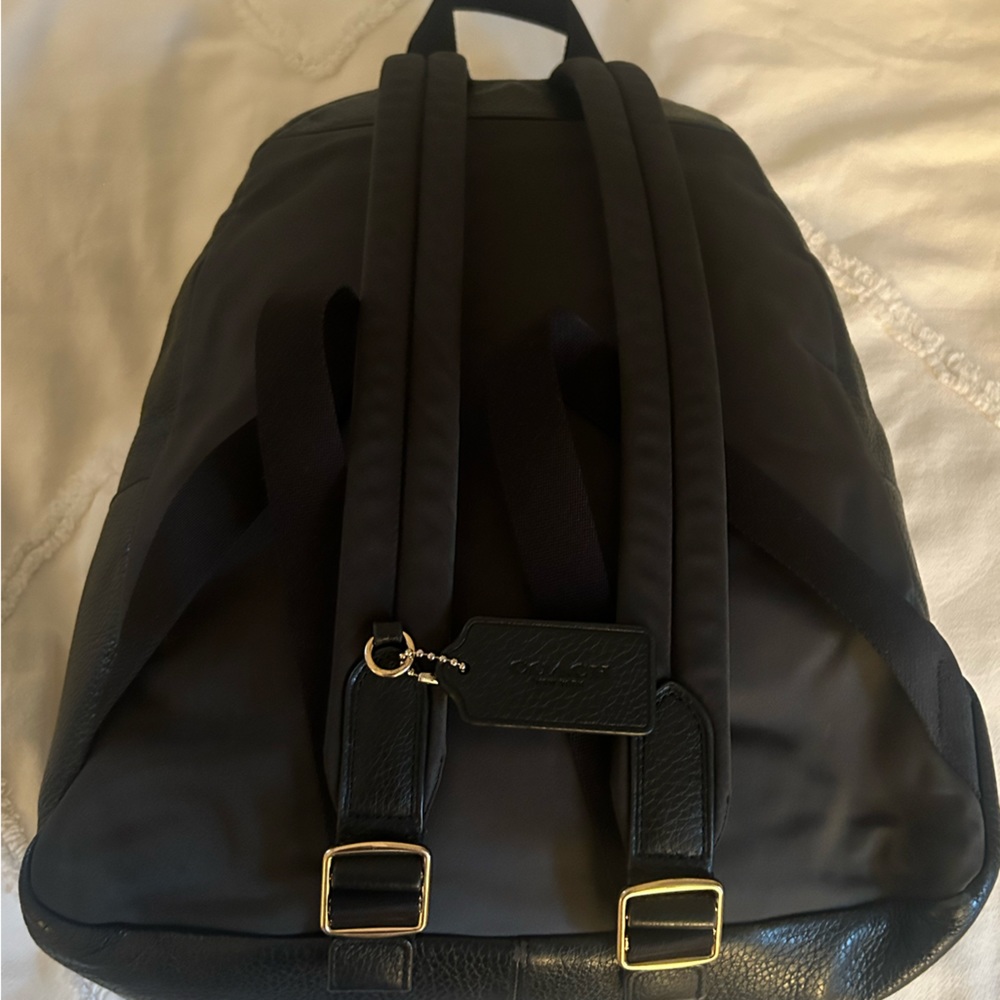 Coach Leather Backpack - image 5